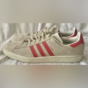 Adidas Men's Size 12 Campus 80s 'Off White Collegiate Red' Shoes GY4580